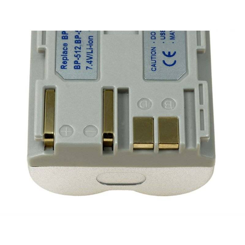 Powery Akku für Canon Videokamera PowerShot G4 1500mAh, 7,4V, Li-Ion