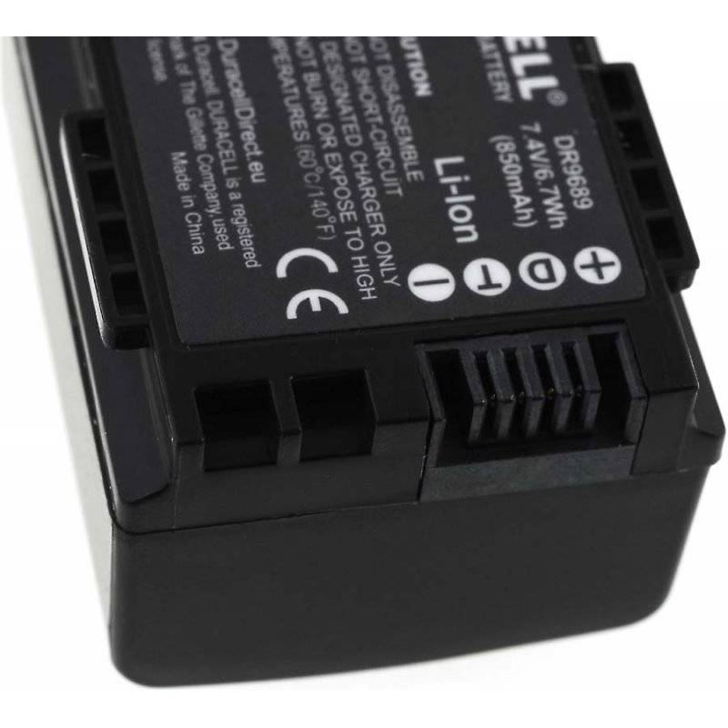 Duracell Akku für Canon FS11 Flash Memory Camcorder (BP-808), 7,4V, Li-Ion