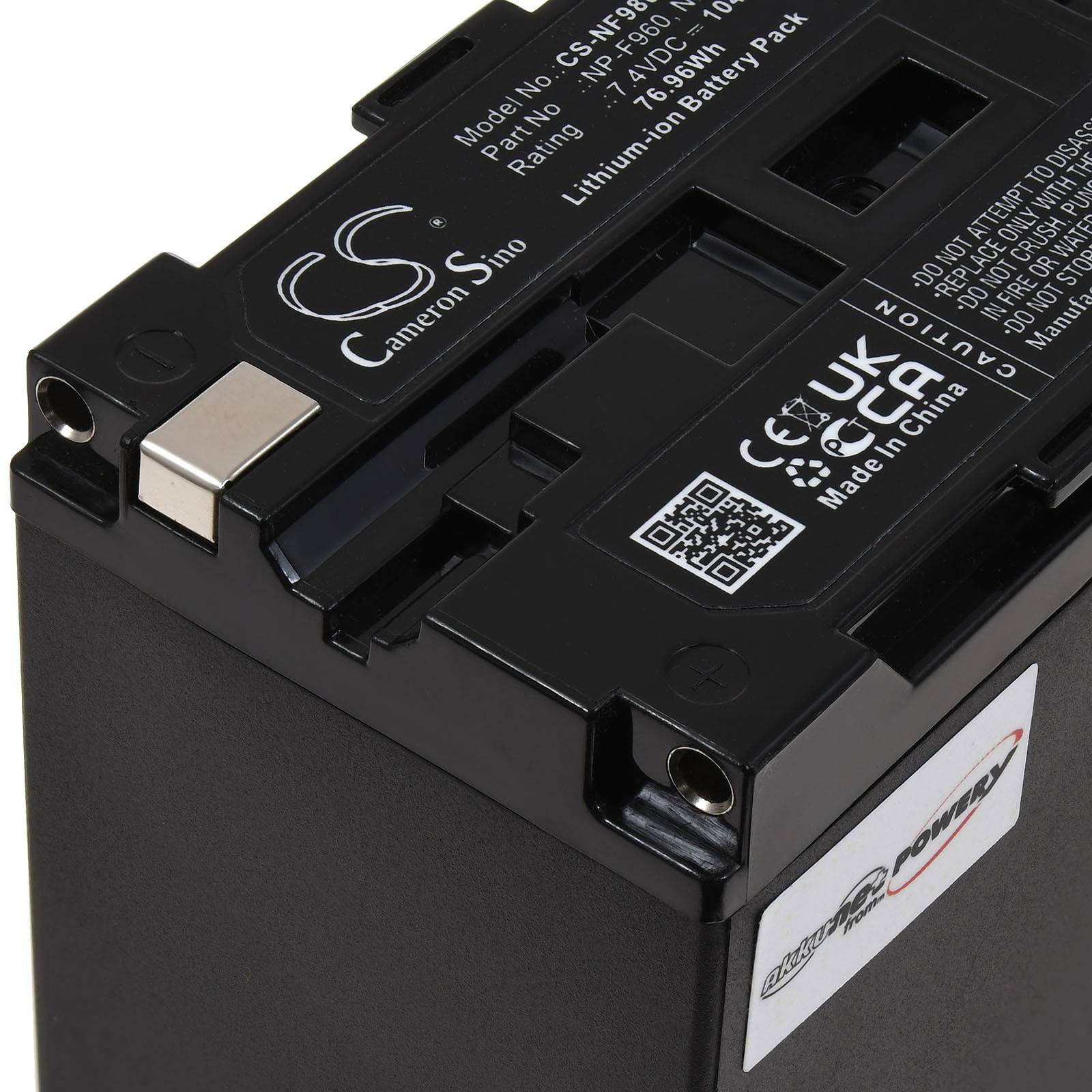 Powery Akku für Sony Video CCD-TR311E 10400mAh, 7,4V, Li-Ion