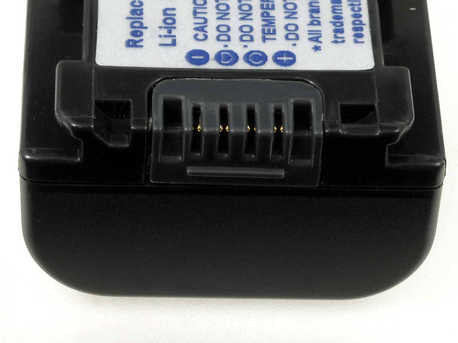 Powery Akku für Sony Typ NP-FH50, 6,8V, Li-Ion
