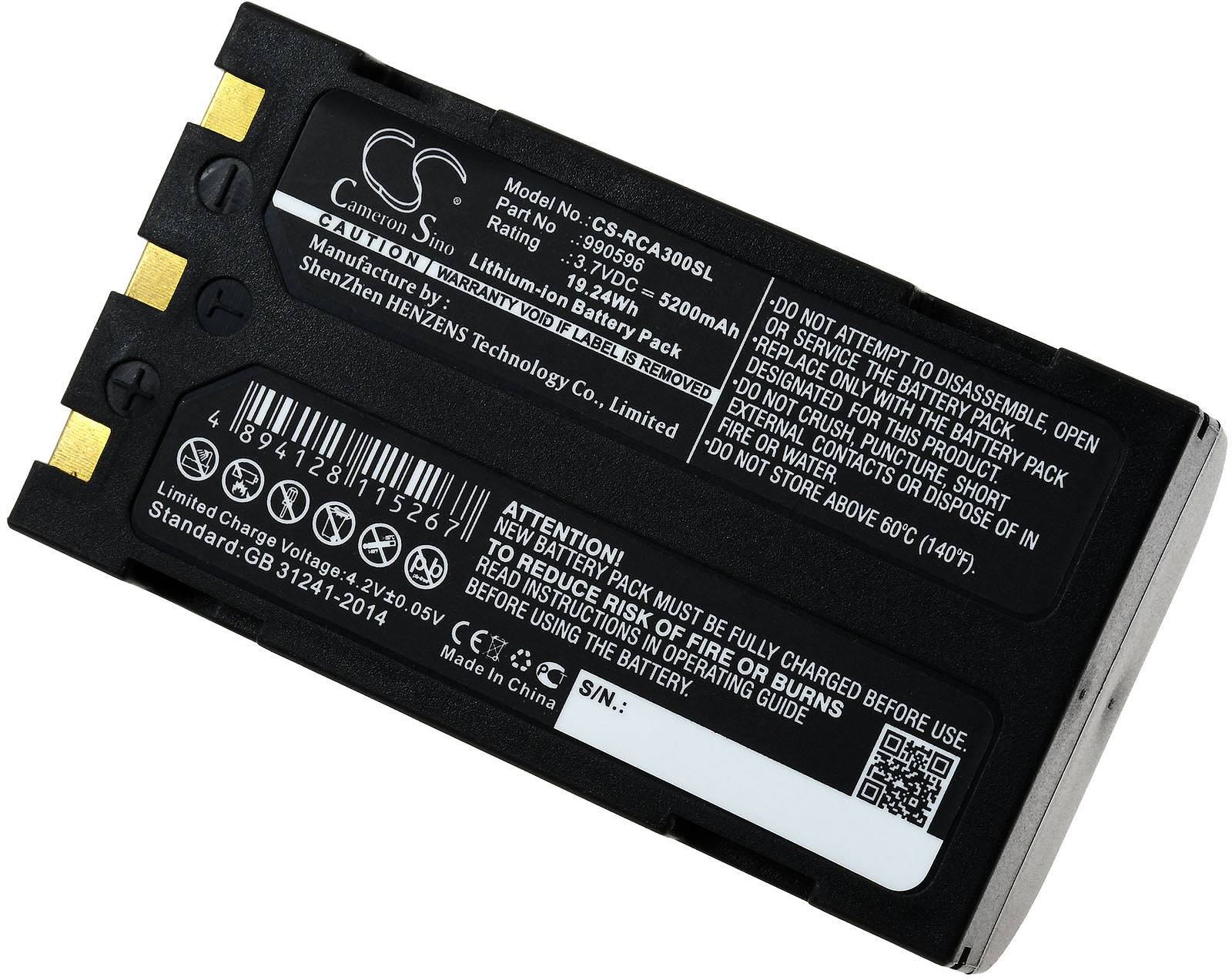 Powery Akku für Ridgid Typ 990596, 3,7V, Li-Ion