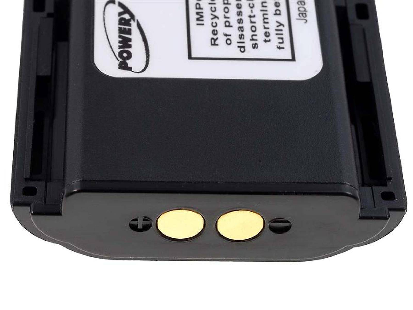 Powery Akku für Icom IC-F14/ IC-F24 Serie/ IC-F43/ Typ BP-232 Li-Ion, 7,4V, Li-Ion