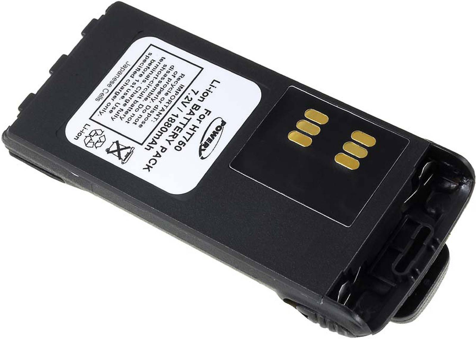 Powery Akku für Motorola GP340 1880mAh, 7,4V, Li-Ion