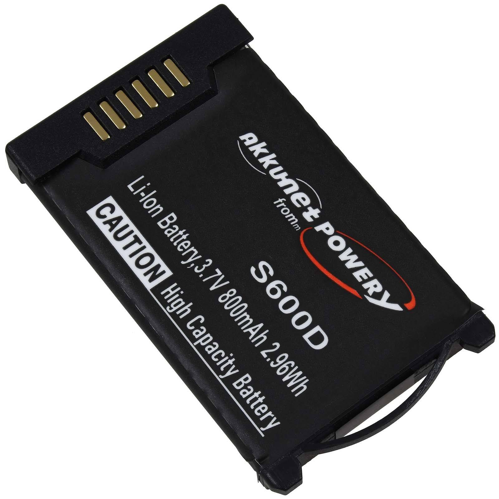 Powery Akku für Aastra Typ A600ST1, 3,7V, Li-Ion