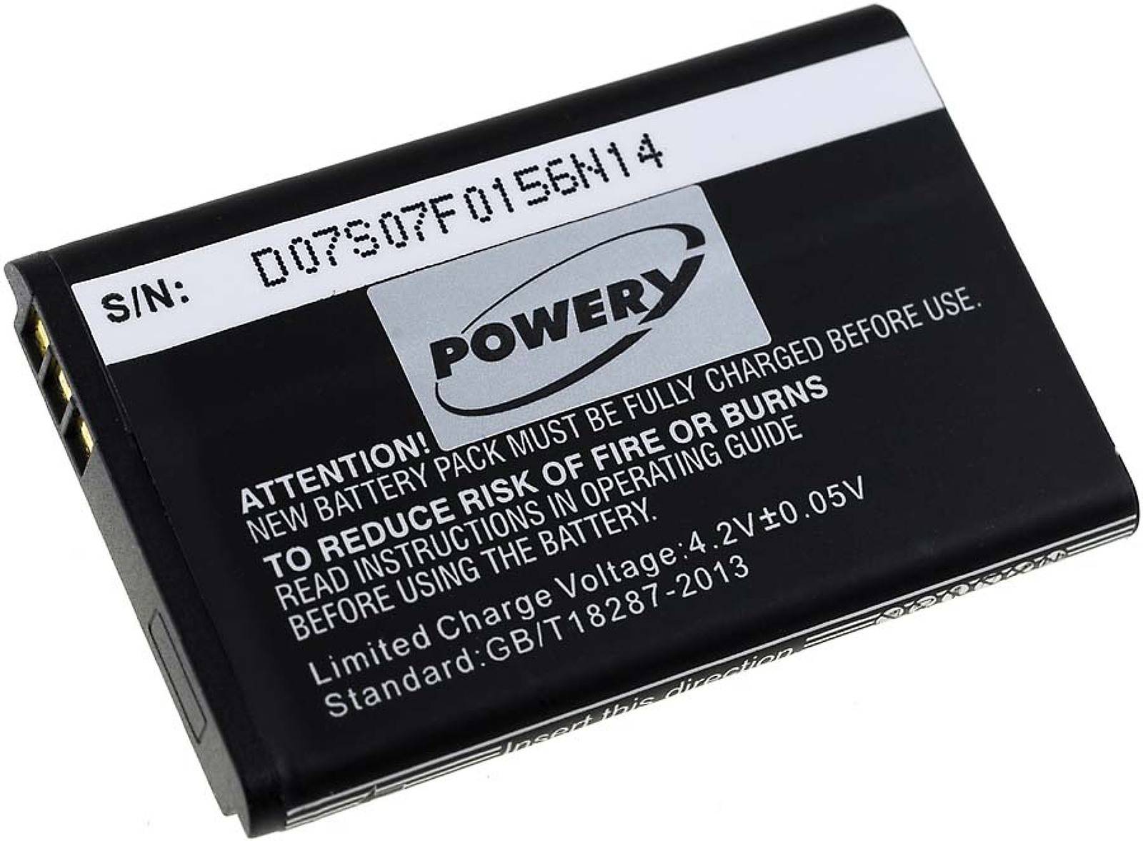 Powery Akku für Nortel Typ RTR001F01, 3,7V, Li-Ion
