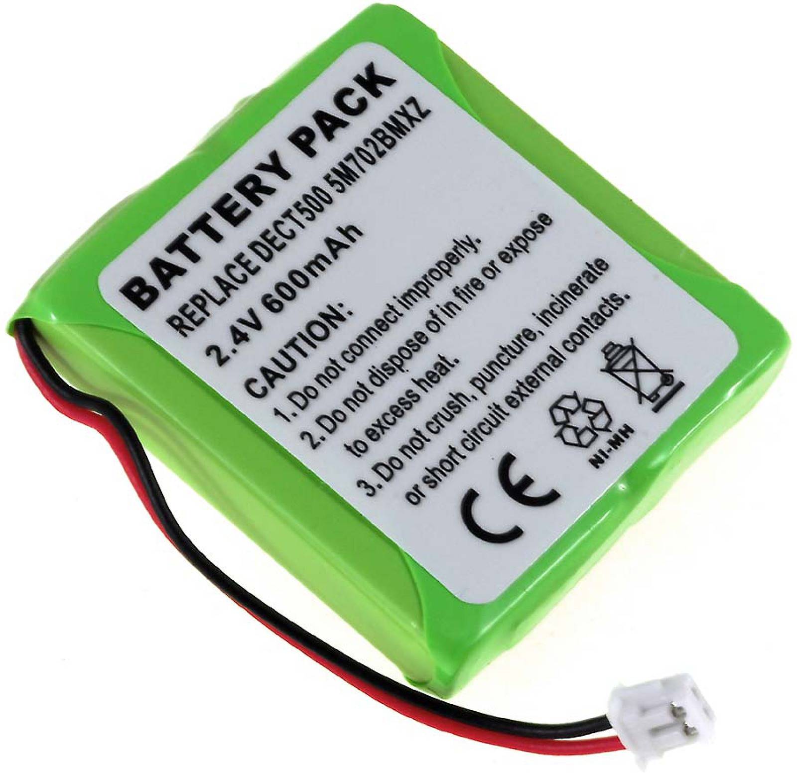 Powery Akku für AVM FRITZ!Fon MT-D, 2,4V, NiMH
