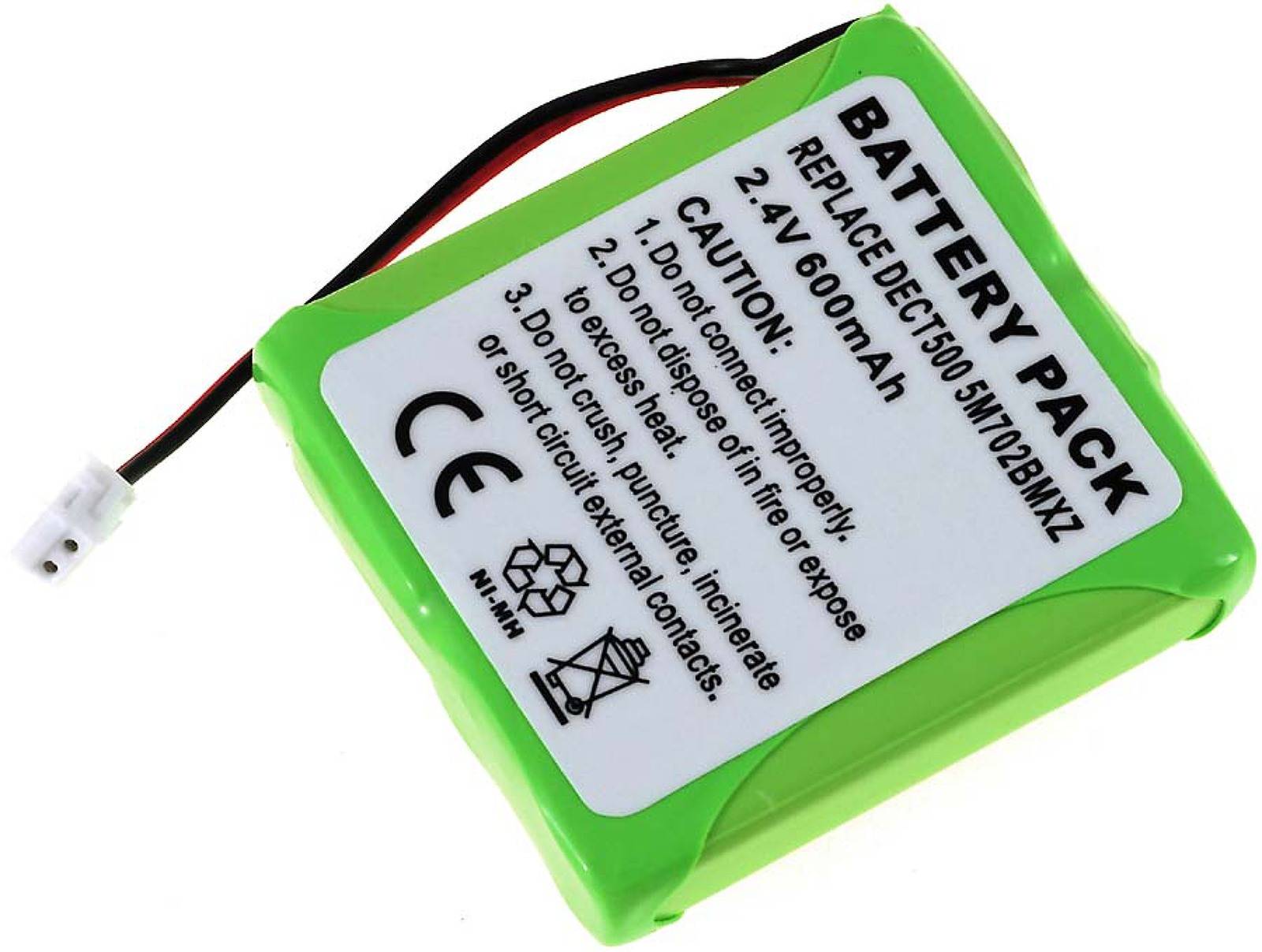 Powery Akku für AVM FRITZ!Fon MT-D, 2,4V, NiMH