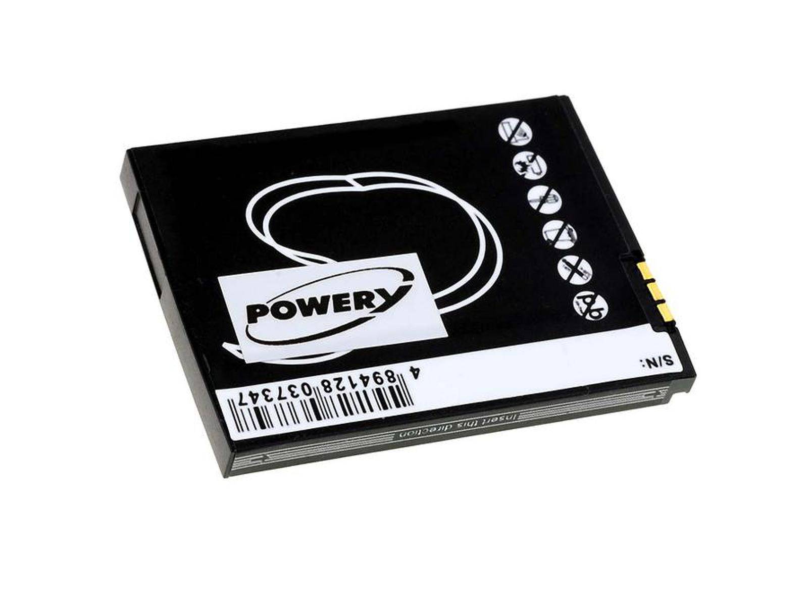 Powery Akku für AVM Fritz!Fon MT-F/Fritz!Fon 2000 2446, 3,7V, Li-Ion