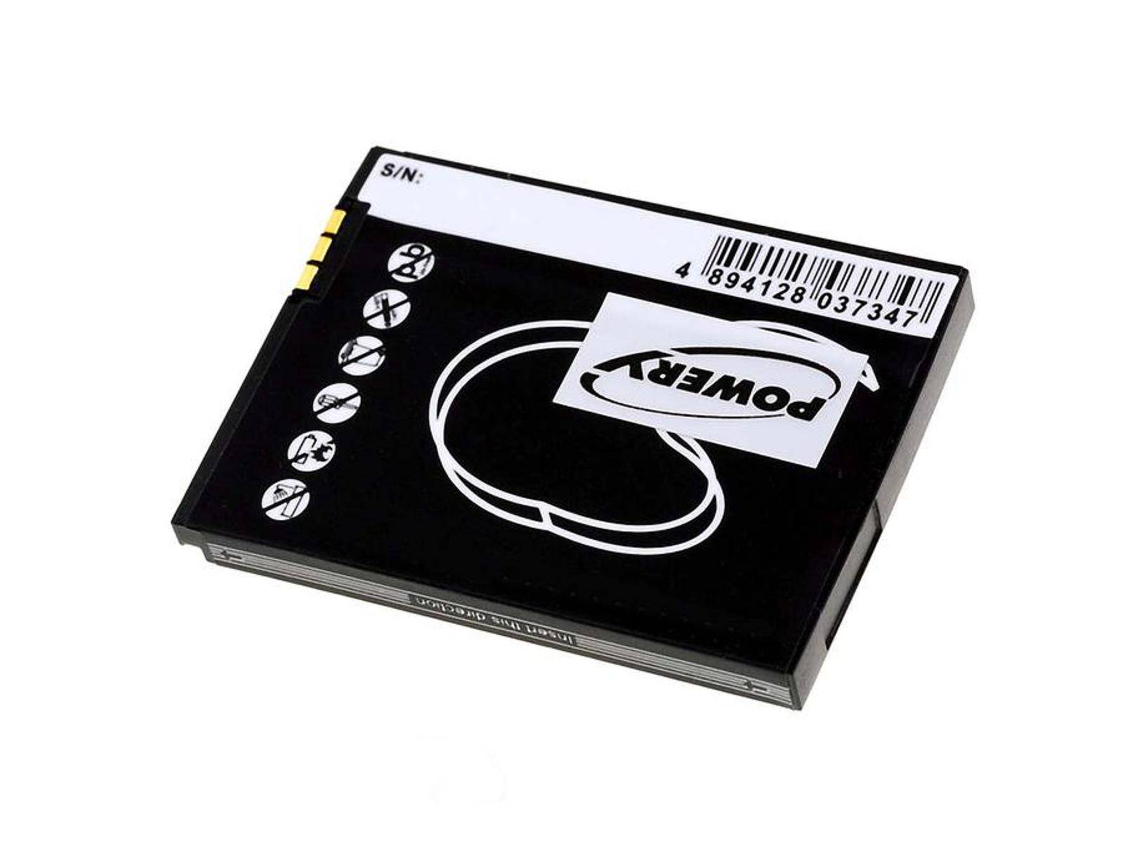 Powery Akku für AVM Fritz!Fon MT-F/Fritz!Fon 2000 2446, 3,7V, Li-Ion