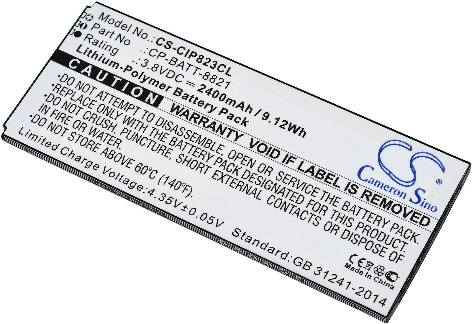 Powery Akku für Wireless IP Telefon Cisco 8821 / CP-8821 / Typ CP-BATT-8821, 3,8V, Li-Polymer