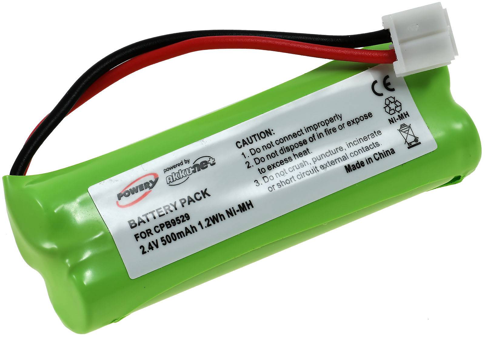 Powery Akku kompatibel mit Medion Typ GPHC05RN01, 2,4V, NiMH