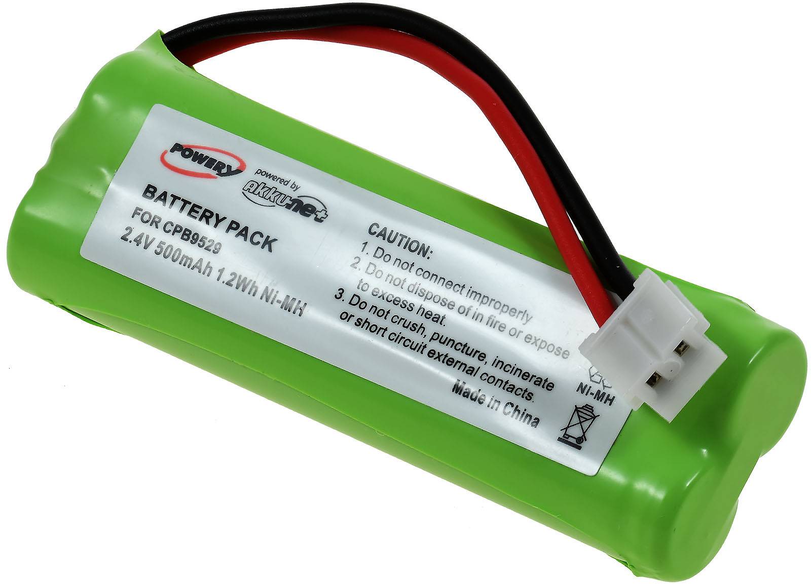 Powery Akku kompatibel mit Medion Typ GPHC05RN01, 2,4V, NiMH