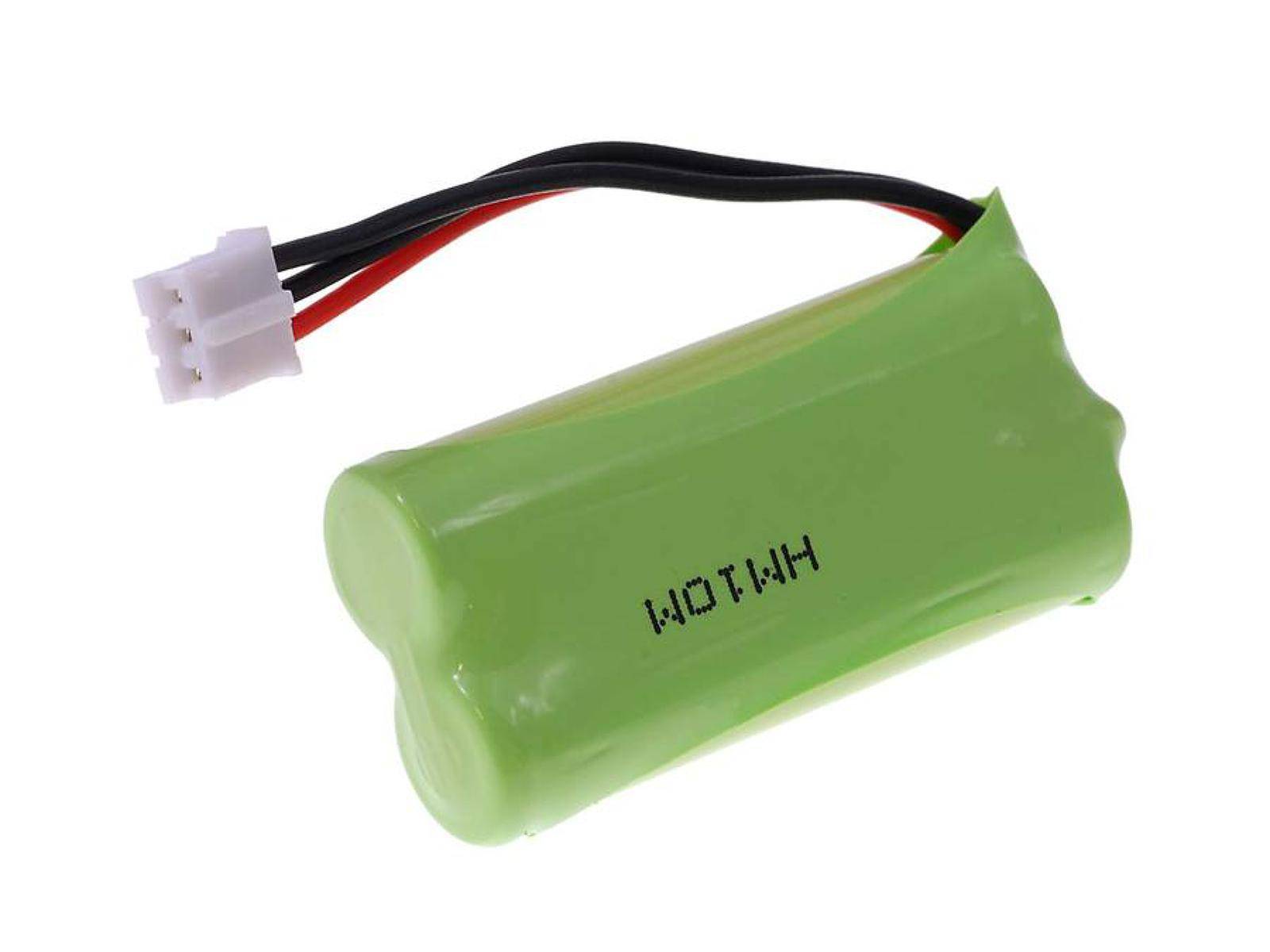 Powery Akku für Philips Typ 2HR-AAAU, 2,4V, NiMH