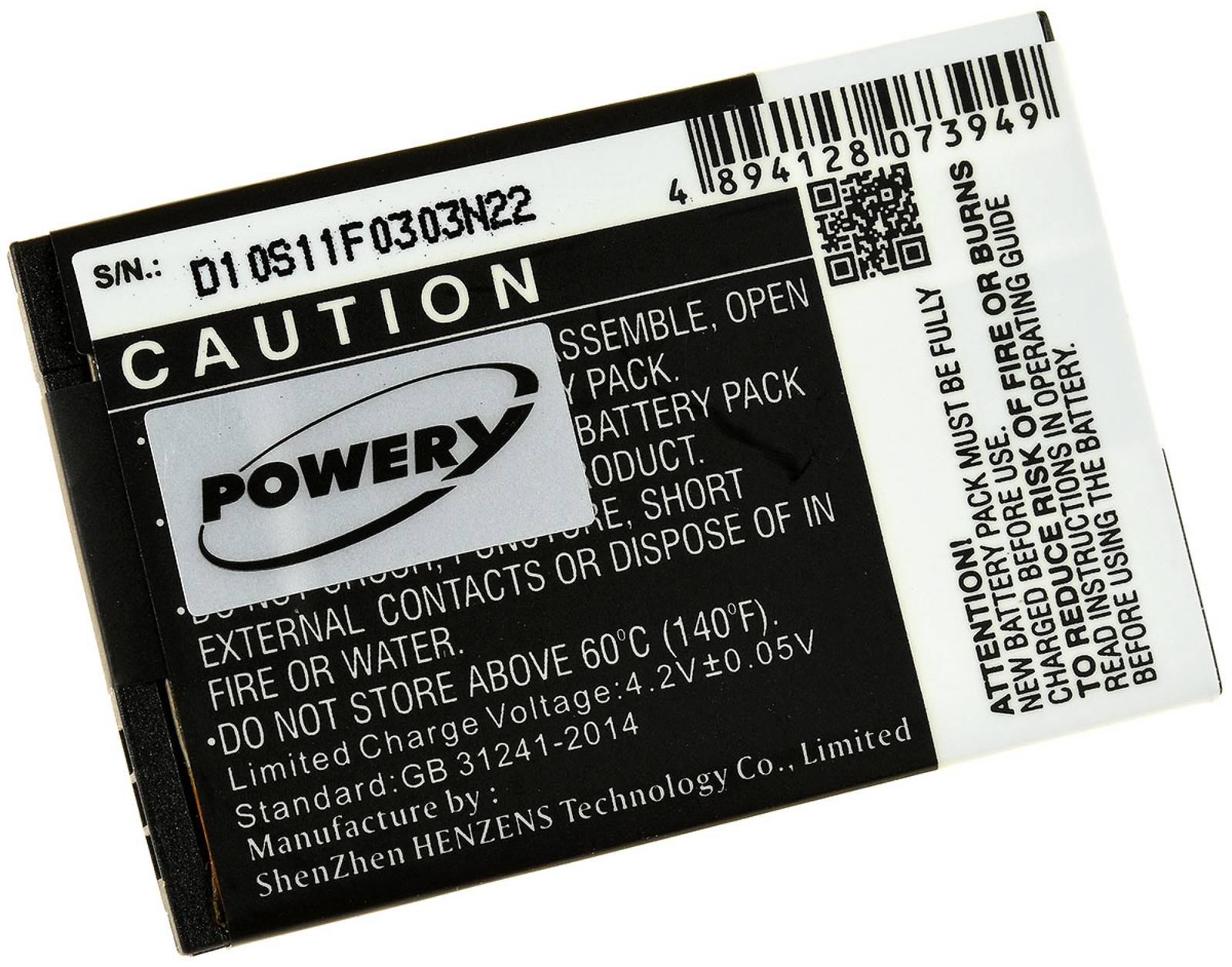 Powery Powerakku für Siemens Gigaset SL78H, 3,7V, Li-Ion