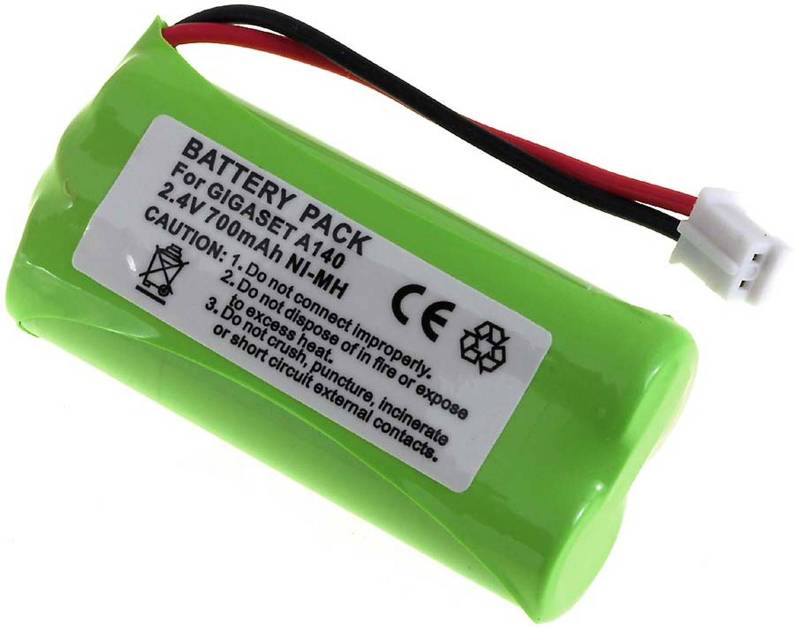 Powery Akku für Siemens gigaset A265, 2,4V, NiMH