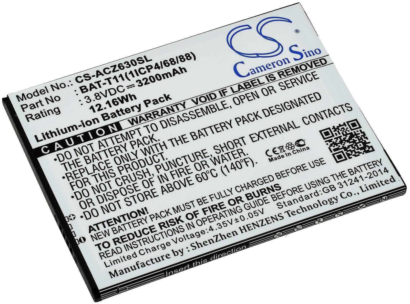 Powery Akku für Acer Typ BAT-T11, 3,8V, Li-Ion