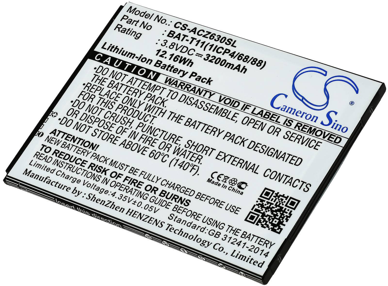 Powery Akku für Acer Typ BAT-T11, 3,8V, Li-Ion