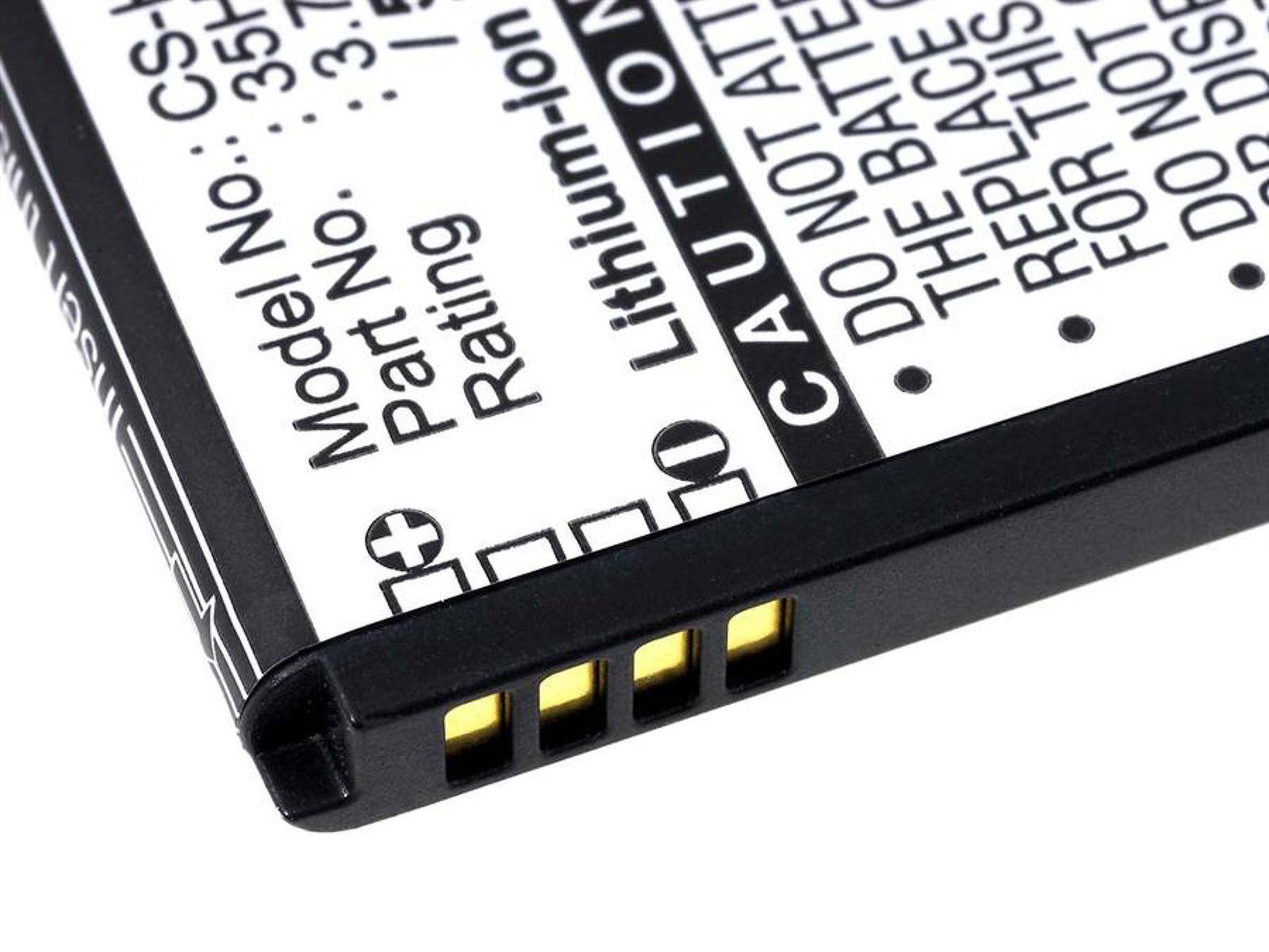 Powery Akku für HTC 7 Pro 1600mAh, 3,7V, Li-Ion