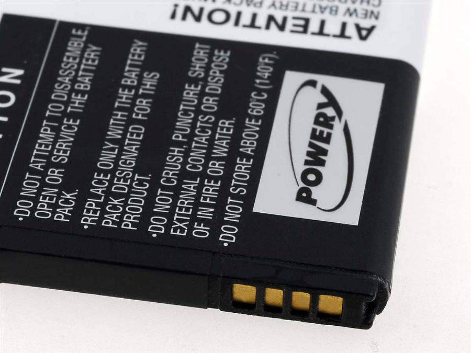 Powery Akku für HTC PM66100, 3,7V, Li-Ion