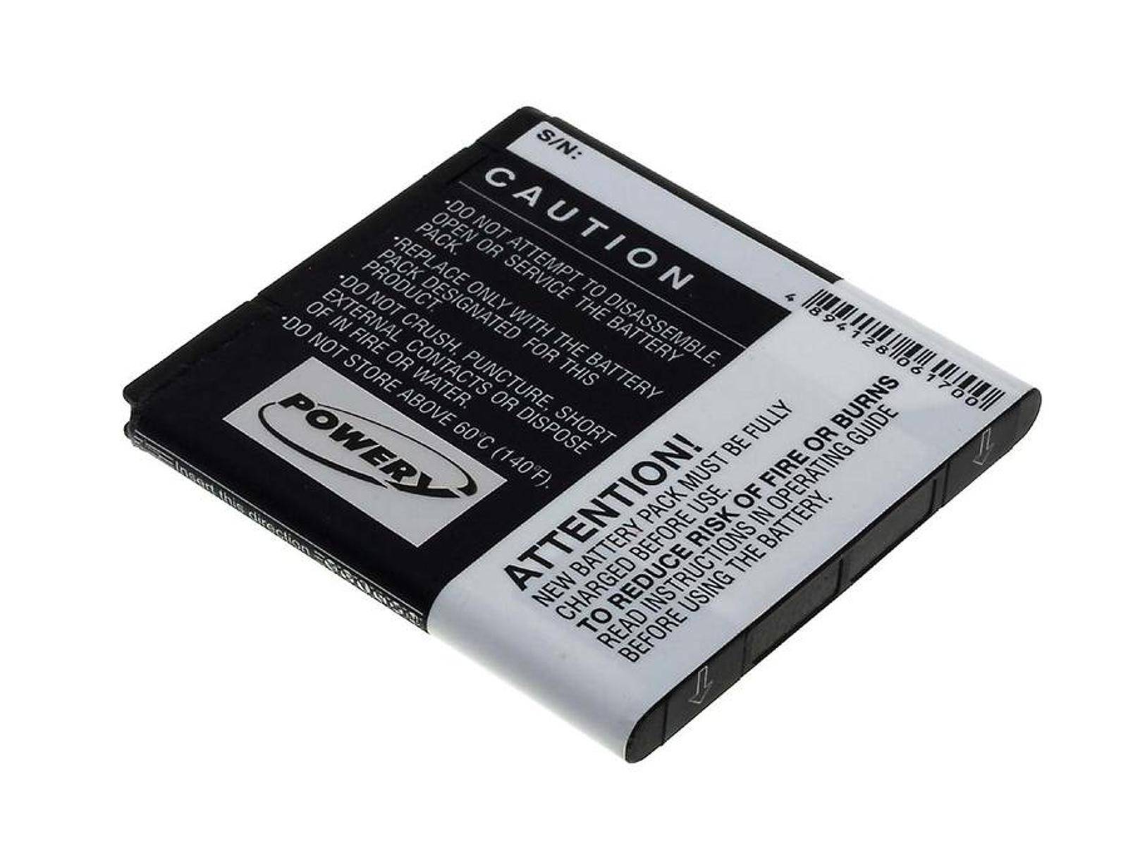 Powery Akku für HTC PM66100, 3,7V, Li-Ion