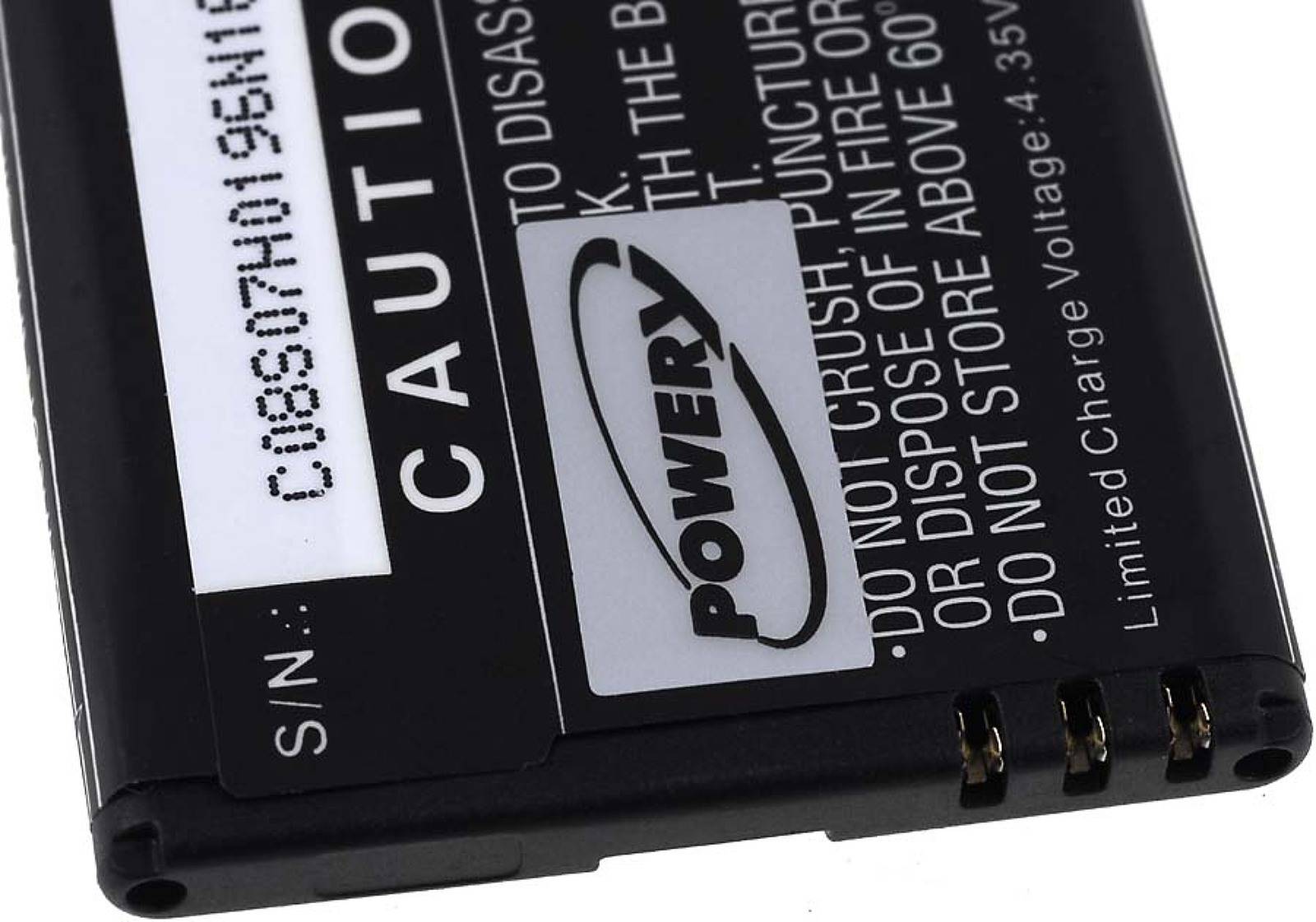 Powery Akku für Nokia Lumia 640 / Typ BV-T5C, 3,8V, Li-Ion