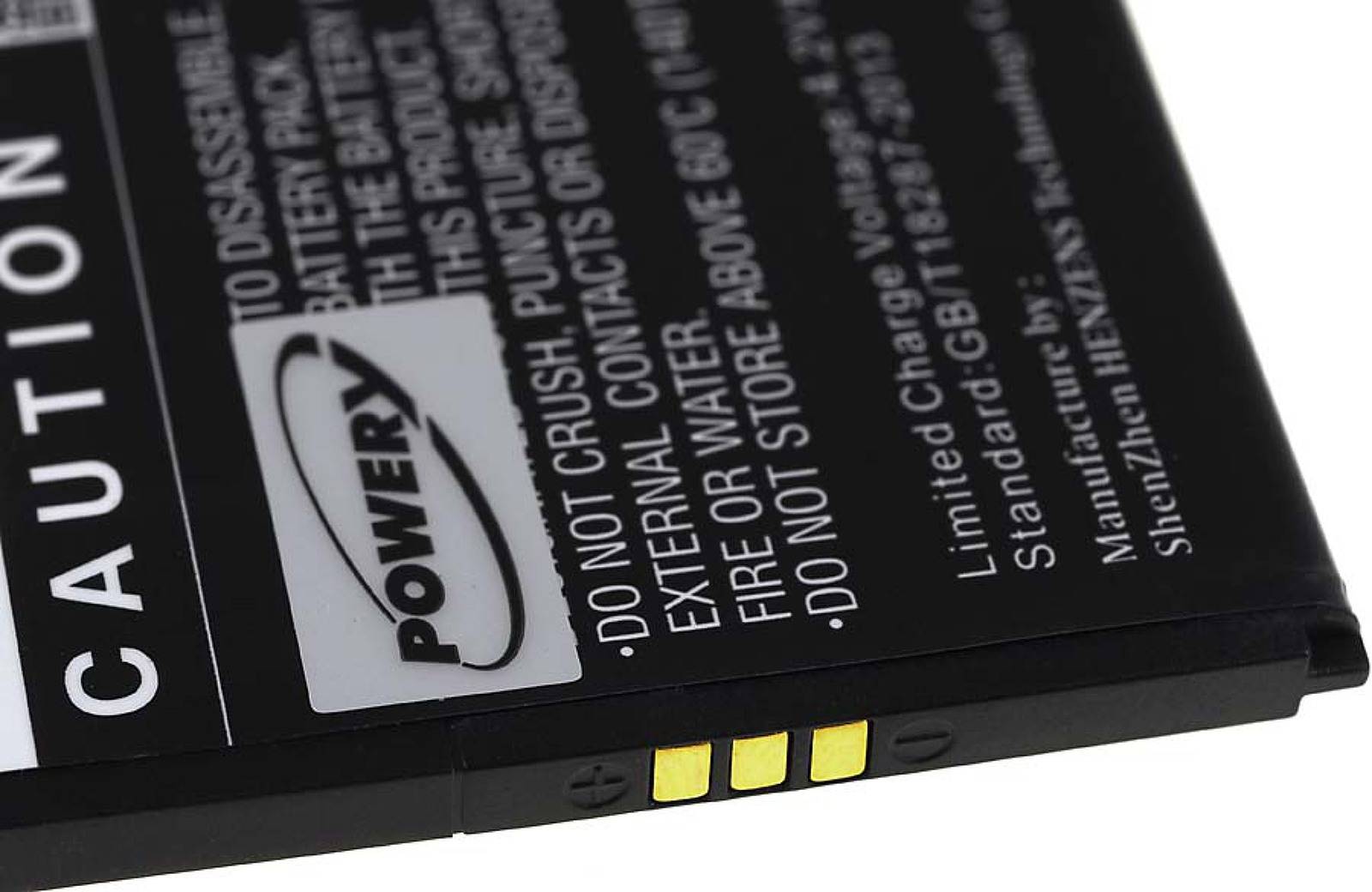 Powery Akku für Wiko Rainbow 4G / WAX / Typ L5503AE, 3,7V, Li-Ion