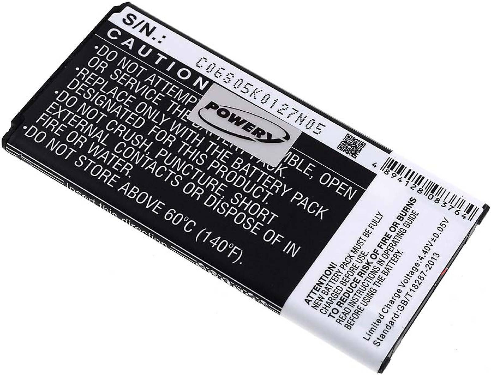 Powery Akku für Samsung Typ EB-BG900BBE mit NFC-Chip, 3,85V, Li-Ion