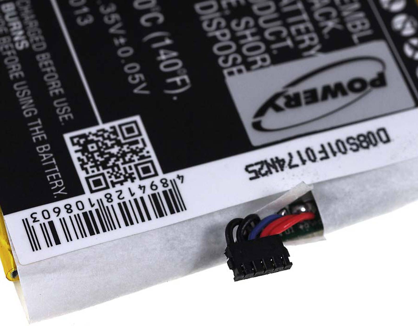 Powery Akku für Medion X5001, 3,8V, Li-Polymer