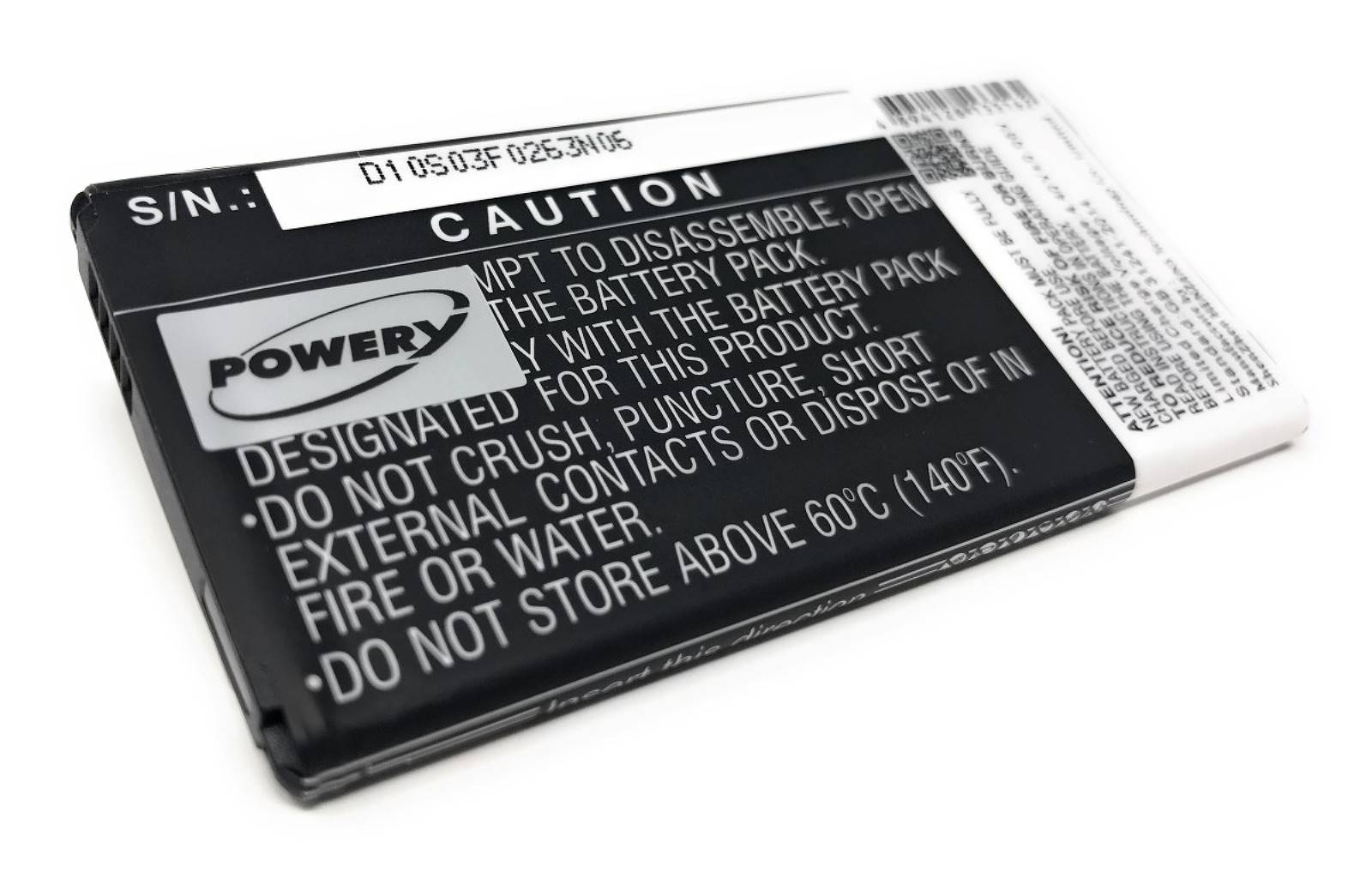 Powery Akku für Smartphone Samsung SM-G390F mit NFC Chip, 3,85V, Li-Ion