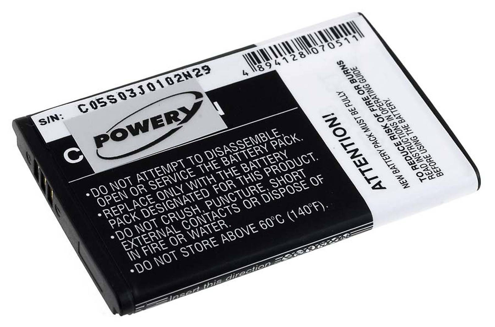 Powery Akku für Samsung GT-C3530, 3,7V, Li-Ion