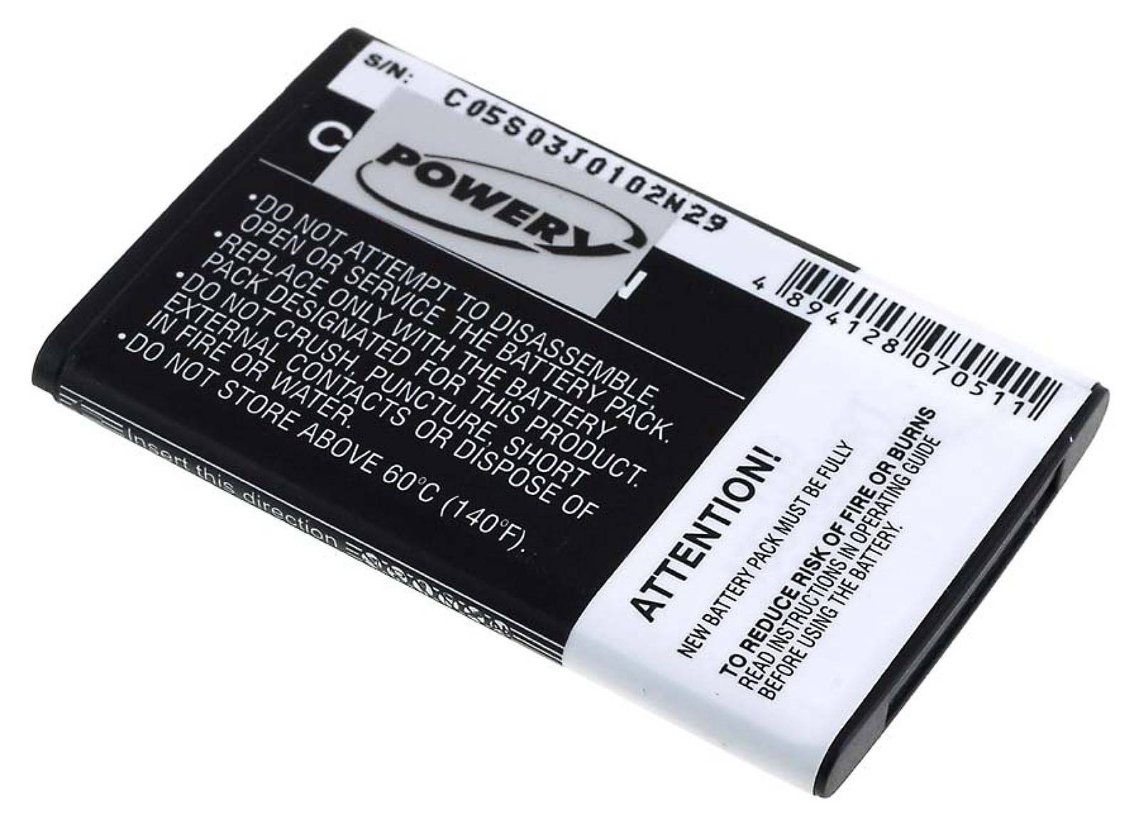 Powery Akku für Samsung GT-C3530, 3,7V, Li-Ion