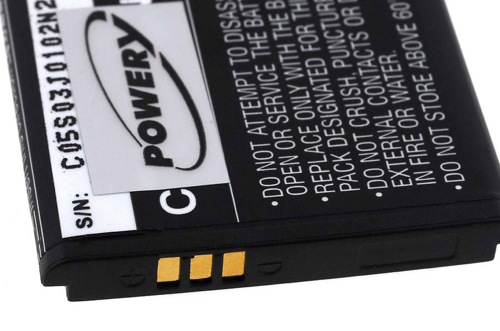 Powery Akku für Samsung GT-C3530, 3,7V, Li-Ion