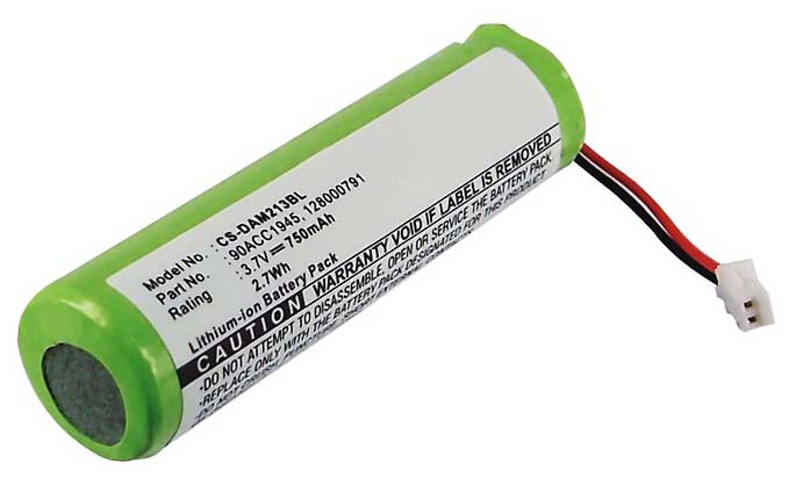 Powery Akku für Scanner Datalogic M2130, 3,7V, Li-Ion