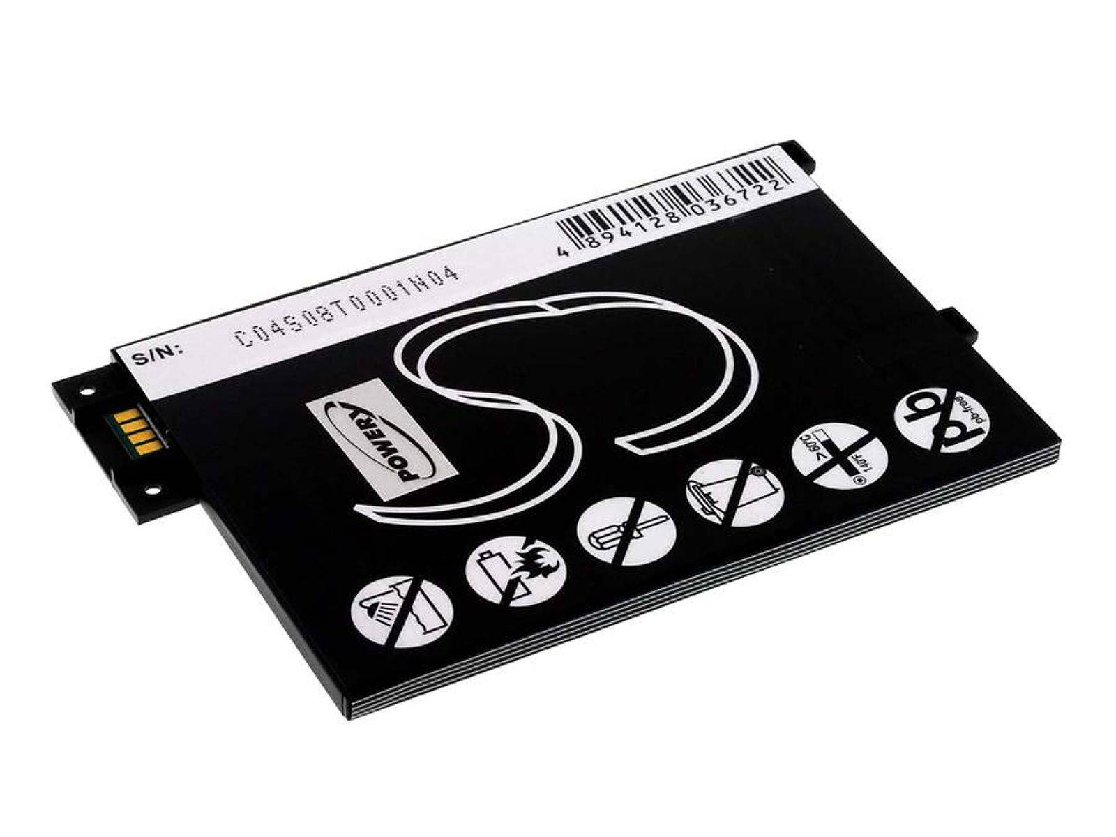 Powery Akku für Amazon Kindle 3 Keyboard, 3,7V, Li-Polymer