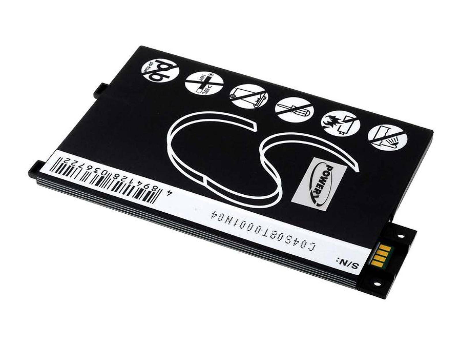 Powery Akku für Amazon Kindle 3 Keyboard, 3,7V, Li-Polymer