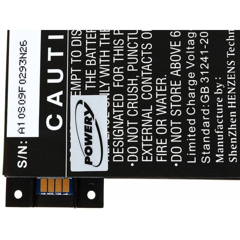 Powery Powerakku für Amazon Typ GP-S10-346392-0100, 3,7V, Li-Polymer
