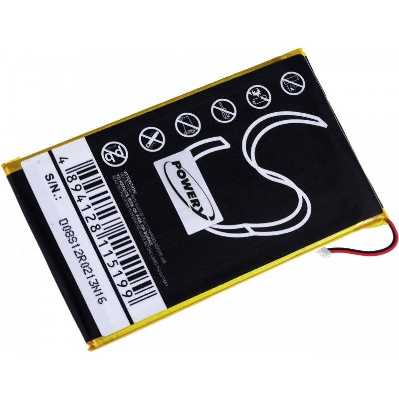 Powery Akku für E-Book Reader Barnes & Noble Typ PR-285083, 3,7V, Li-Polymer