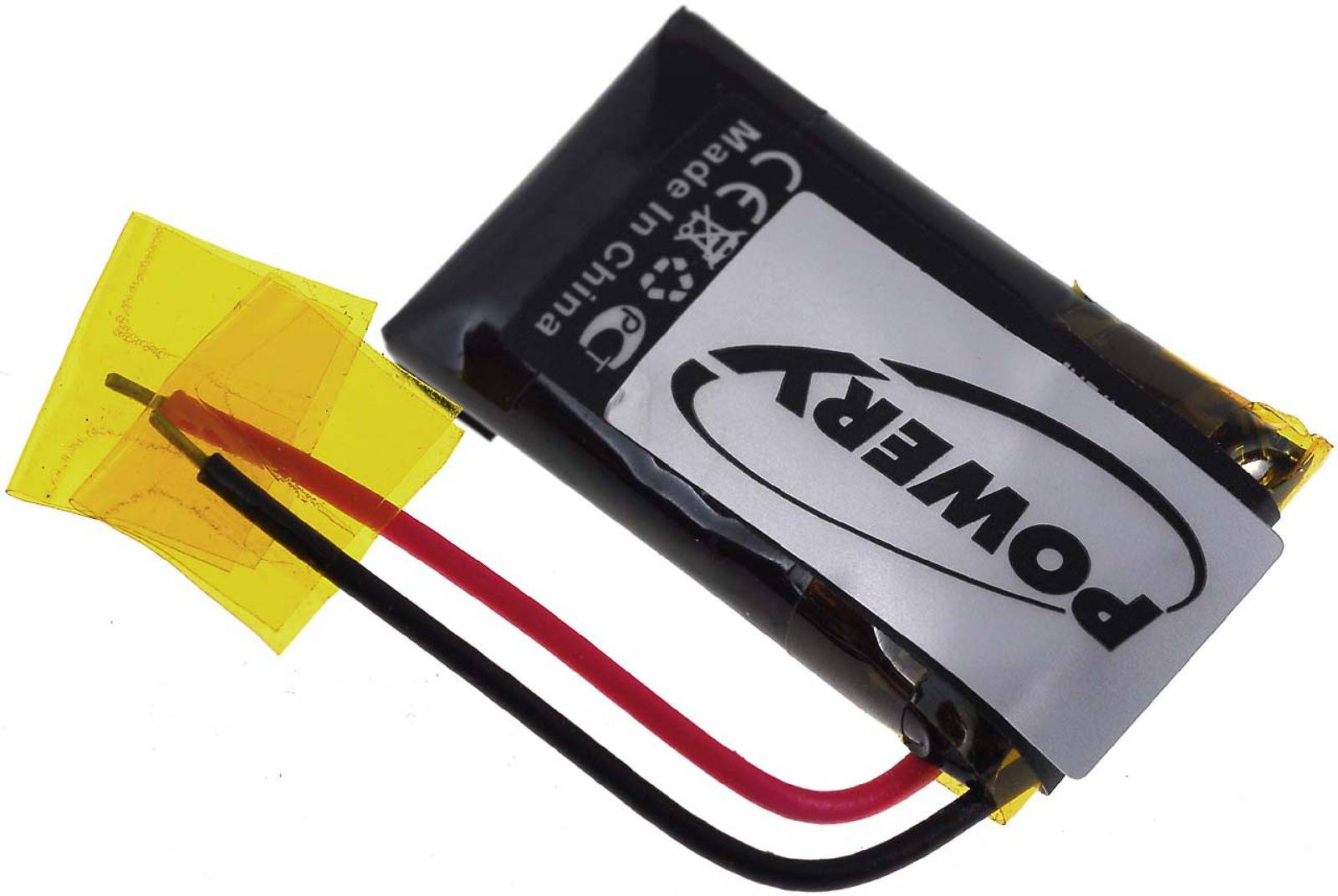 Powery Akku für Fitness Smartwatch Fitbit Surge, 3,7V, Li-Polymer