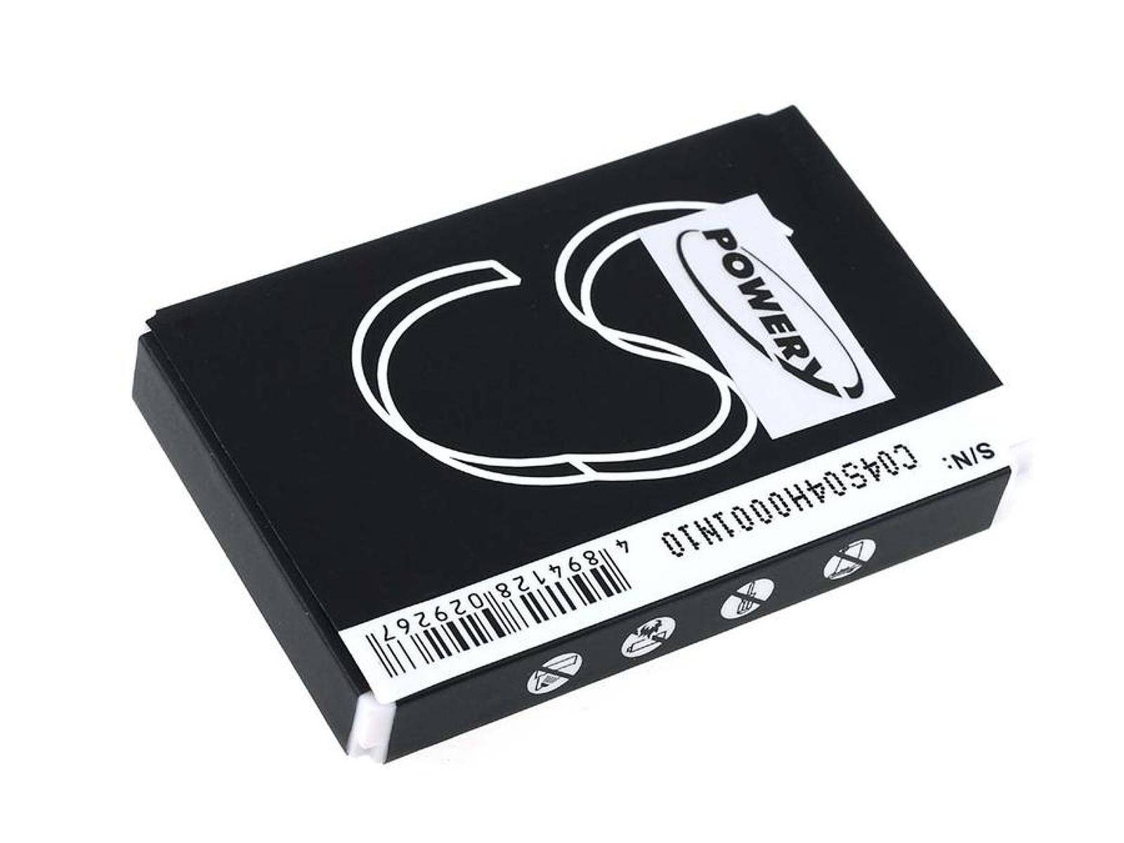 Powery Akku für Universalfernbedienung Logitech Harmony 1100 Remote, 3,7V, Li-Ion