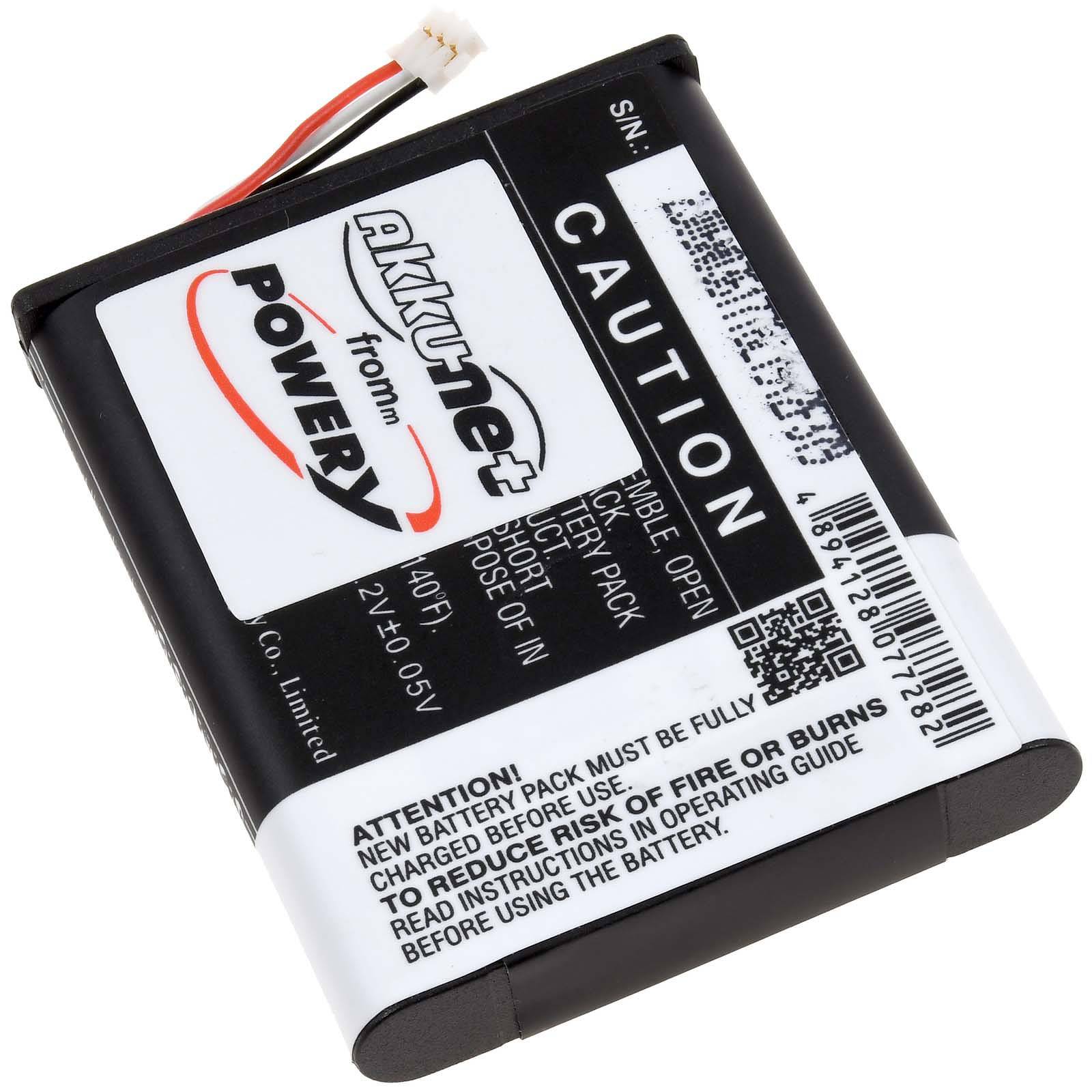 Powery Akku für Sony PSP E1004, 3,7V, Li-Ion