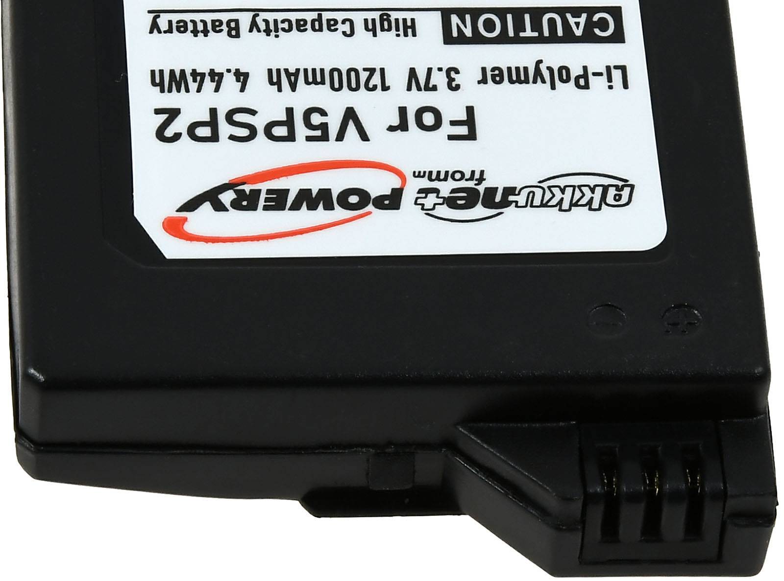 Powery Akku für Sony PSP 2.Generation, 3,7V, Li-Ion