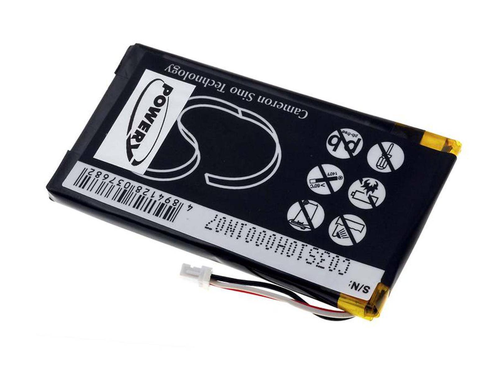 Powery Akku für Sony E-Book Reader PRS-600/BC, 3,7V, Li-Polymer