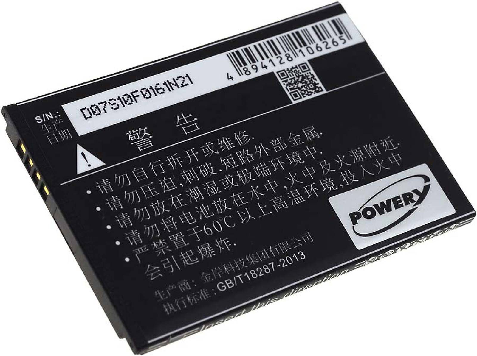 Powery Akku für Huawei Typ HB434666RBC, 3,7V, Li-Ion