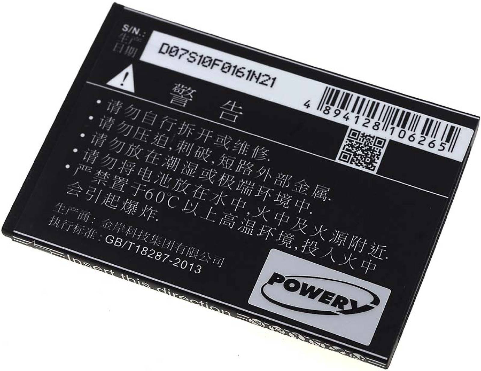 Powery Akku für Huawei Typ HB434666RBC, 3,7V, Li-Ion