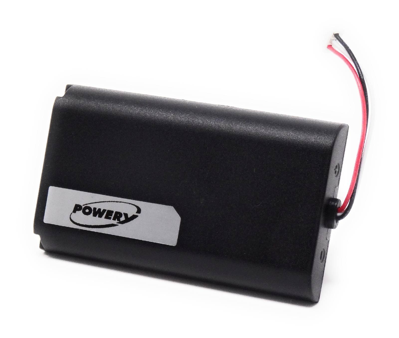Powery Akku für Universalfernbedienung Logitech Elite / Harmony 950 / Typ 533-000128, 3,7V, Li-Polymer