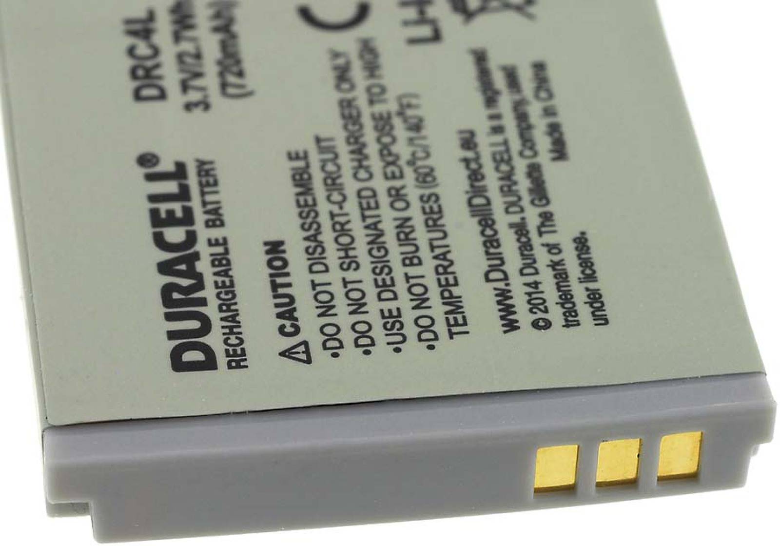 Duracell Akku DRC4L für Canon Typ NB-4L, 3,7V, Li-Ion