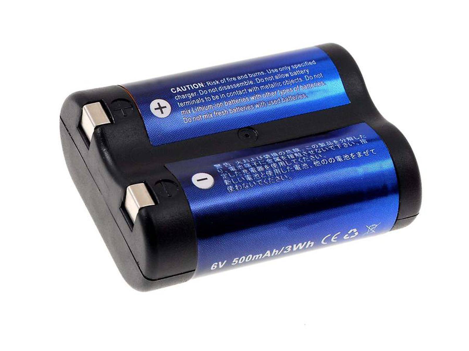Powery Akku für Maxell Typ 2CR5, 6V, Li-Fe