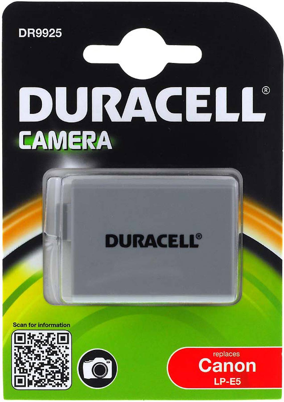 Duracell Akku DR9925 für Canon LP-E5, 7,4V, Li-Ion