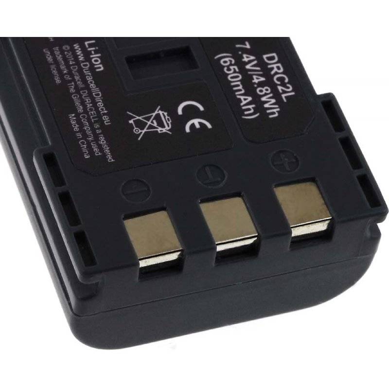 Duracell Akku für Canon Digitalkamera Typ NB-2LH, 7,4V, Li-Ion
