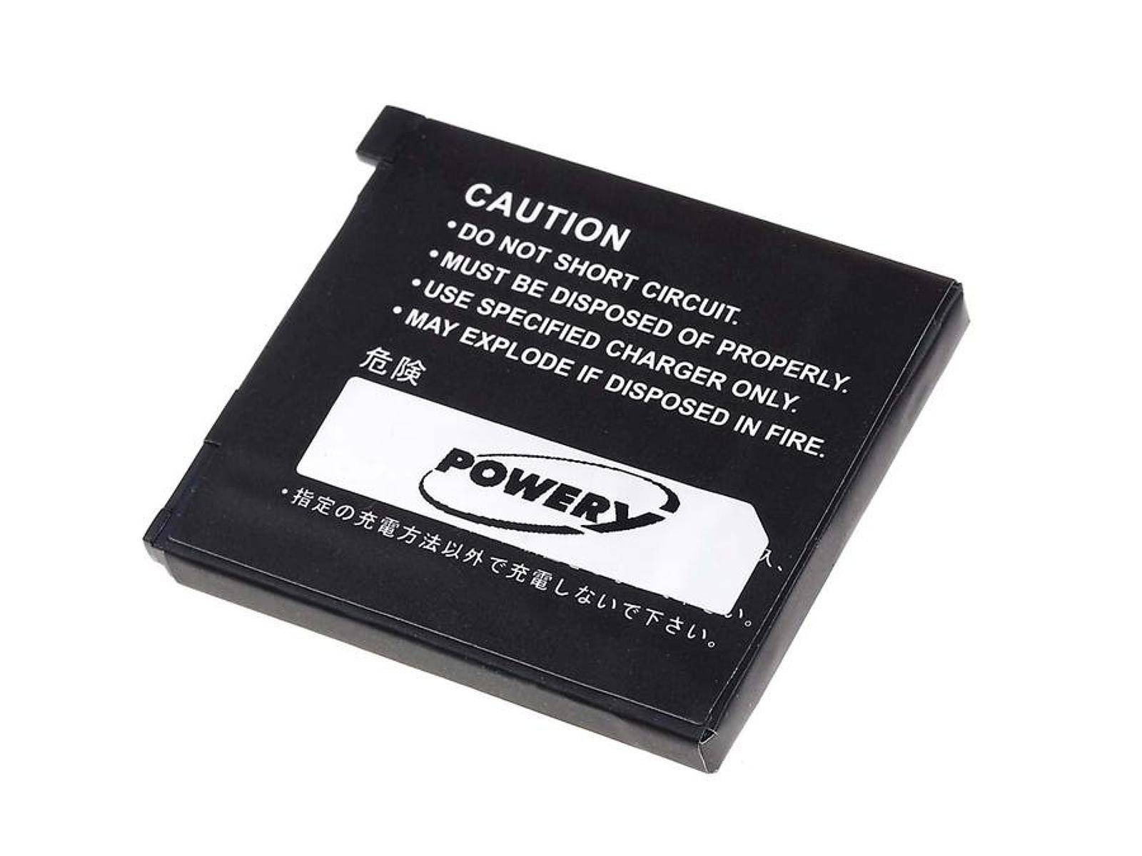 Powery Akku für Casio Typ NP-60, 3,7V, Li-Ion